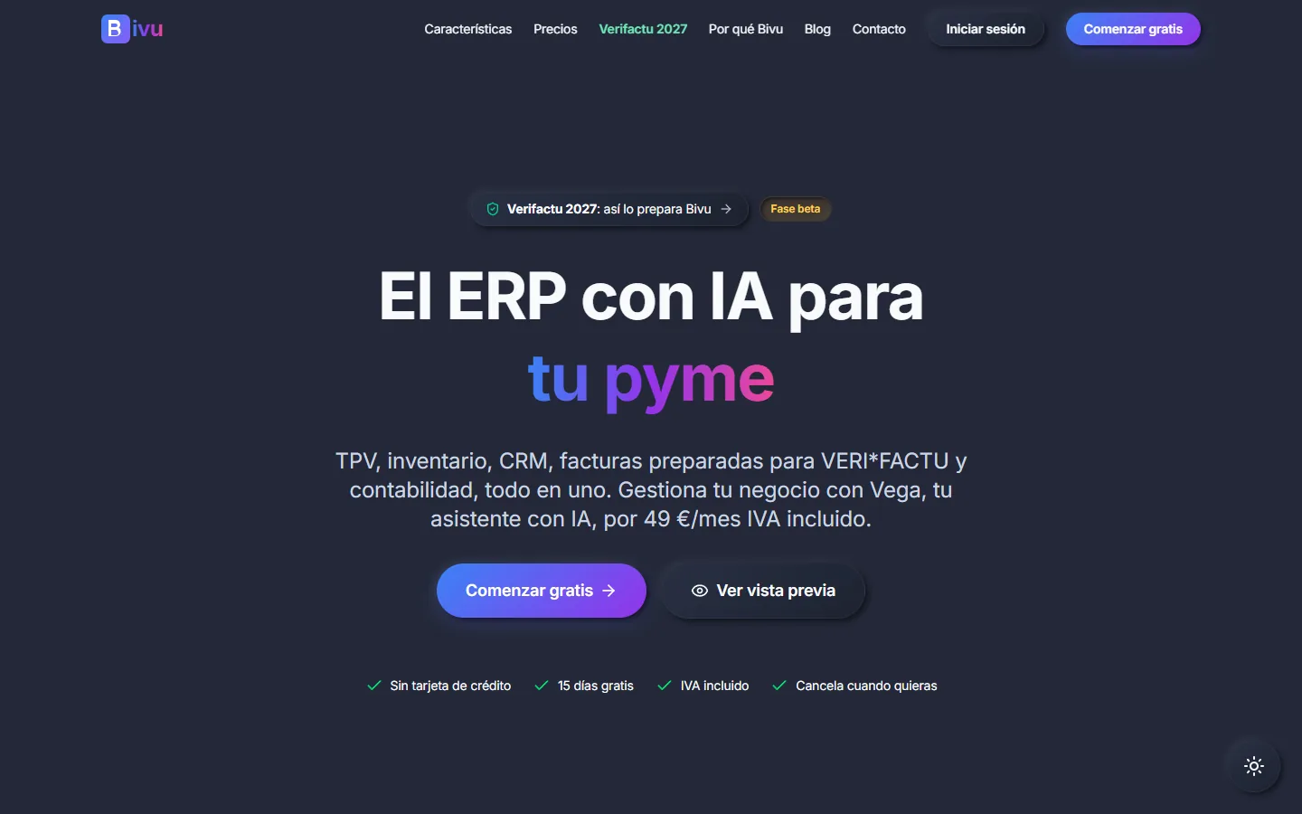 Bivu en escritorio