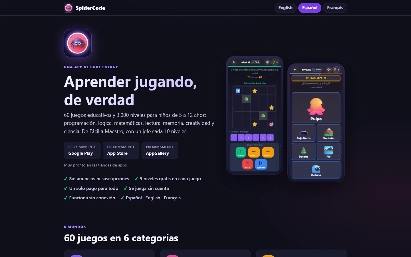 Web de SpiderCode